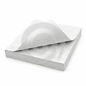 Stack of grid notepads