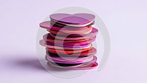 Stack of Heart-Shaped Objects