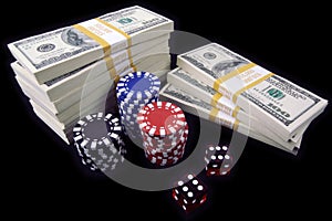 Stack of Hundred Dollar Bills