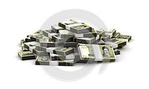 Stack of Iranian Rial