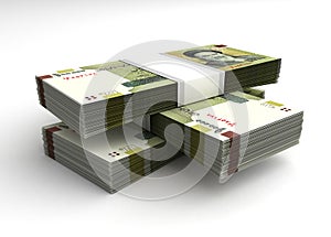Stack of Iranian Rial