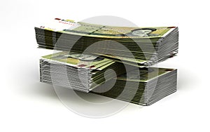 Stack of Iranian Rial