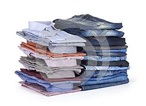 Stack Jeans and dress hirts