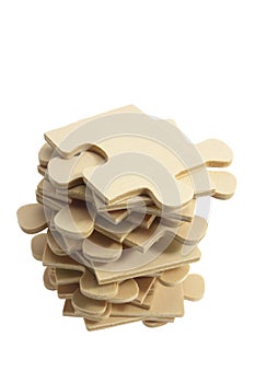 Stack of Jigsaw Puzzle Pieces