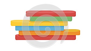 Stack of knowledge: Books for academic growth and learning. vector design Generative AI