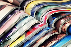 Stack of magazines