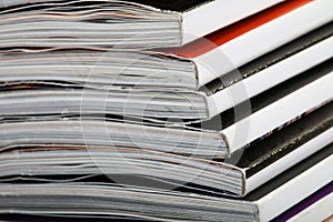 Stack of magazines