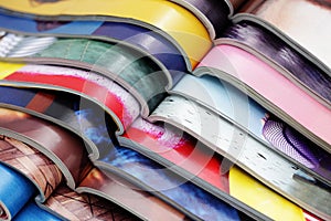 Stack of magazines