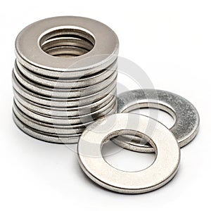 Stack of Metal Washers