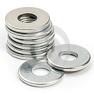 Stack of Metal Washers