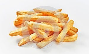 Stack of middle cut french fries