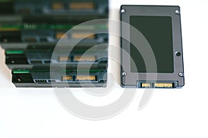 Stack of multiple HDD with one SSD