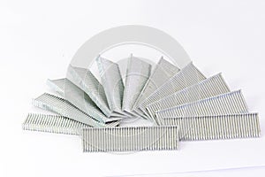 Stack of nails used in a nailgun(nailgun bullet)
