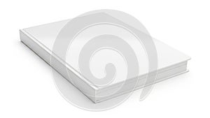Stack of neatly folded white paper sheets placed on a flat surface