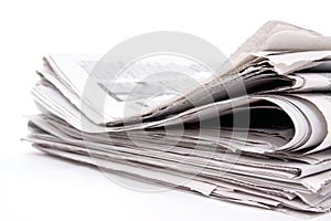 Stack of newspaper