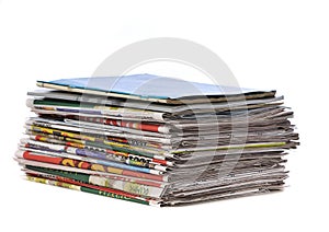 Stack of newspaper