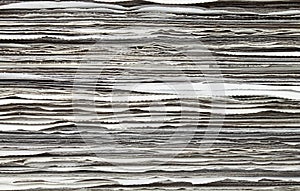 Stack of newspaper for background