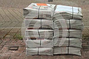 Stack of newspaper