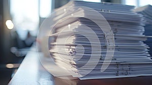 A stack of official legal documents with the title Cyberterrorism Prevention Act showing the legislative process