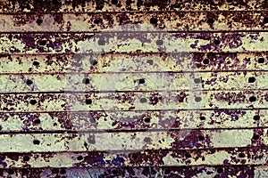 Stack of old brown iron rust background