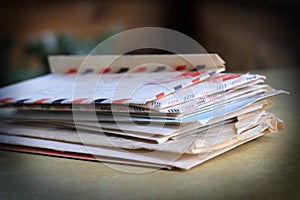 Stack of Old Letters