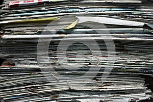 Stack Of Old Magazines