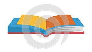 Stack of Open Books, Study & Research Symbol, vector design Generative AI