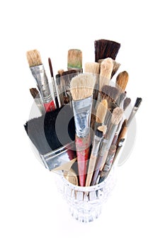 Stack of Paintbrushes