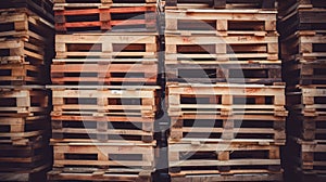 stack pallets wooden