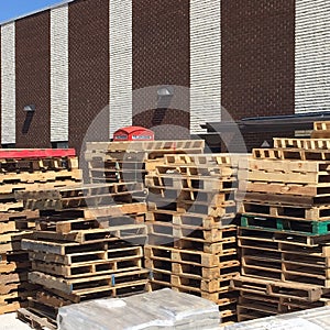 Stack of pallets