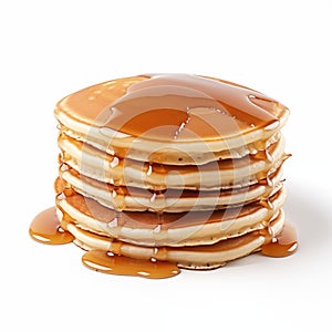 Stack Of Pancakes With Syrup