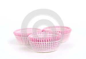 Stack of paper cupcake cups