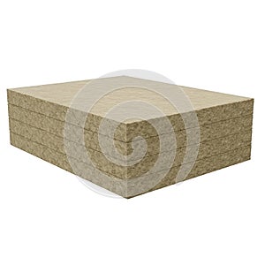 Stack of paper sheets isolated on transparent background