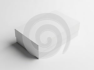 Stack of paper sheets isolated on white background