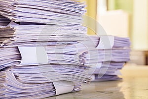 Stack of papers