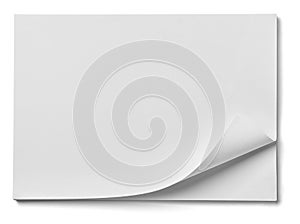 Stack of papers with curl documents office business photo