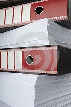 Stack of papers documents
