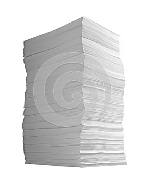 Stack of papers documents office business photo