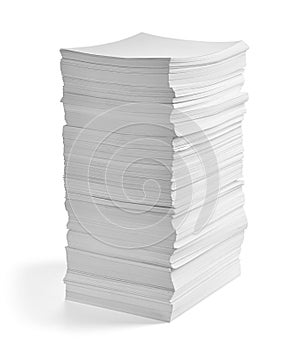 Stack of papers documents office business