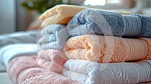 Stack of Pink Towels