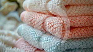 Stack of Pink Towels