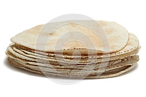 Stack of pita bread