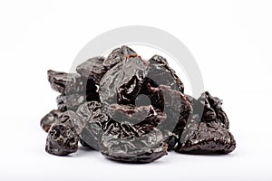 Stack of pitted prunes