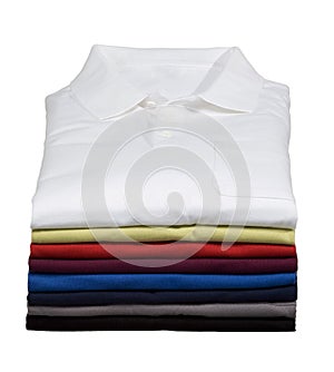 Stack of Polo Shirts