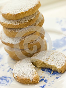Stack of Polvorones Biscuits photo