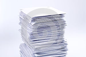 Stack of post letters