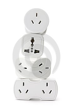 Stack of Power Adaptors