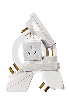Stack of Power Adaptors