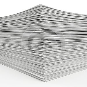 Stack of printer paper
