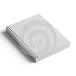 A stack of pristine white blank paper sheets on a plain background